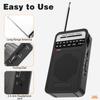 Goodes Portable Radio AM FM, Transistor Radio with Best Reception view 4
