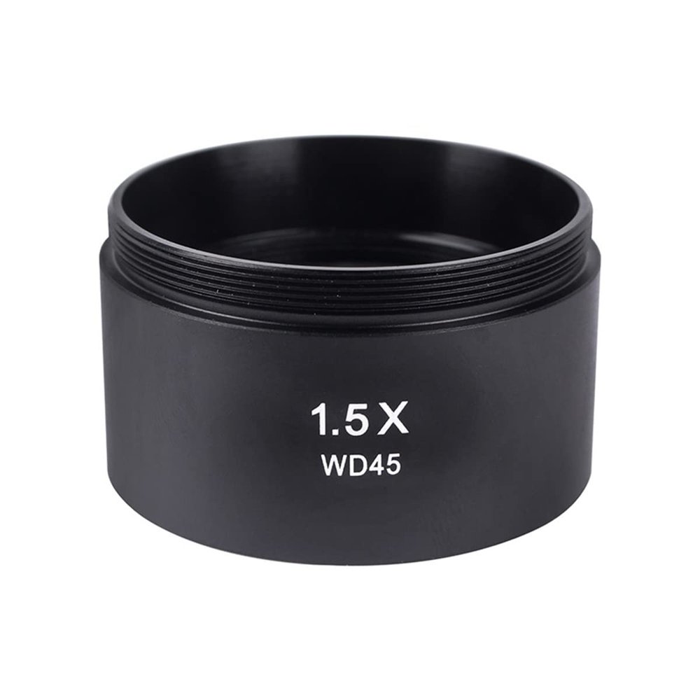 Microscope Accessories Kit WD165 WD30 0.5X 0.7X 2.0X Lens Industry Video Microscope Auxiliary Objectives Microscope Slides (Color : 1.5X)