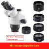 Microscope Accessories Kit WD165 WD30 0.5X 0.7X 2.0X Lens Industry Video Microscope Auxiliary Objectives Microscope Slides (Color : 1.5X) view 3