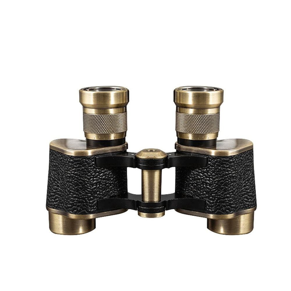 Feilx Binoculars 8 x30 Brass Binoculars, Hd for Bird Watching Travel Stargazing Concerts Sports-with Leather Bag, Filter Cover,Brush