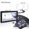 Smart Robot Car Kit for Raspberry Pi, Tank Robot Chassis Real-Time Video Transmission, WiFi/Bluetooth Control, Path Planning, Programmable Robot Kit (Without Raspberry Pi-Silver) view 3