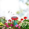 Beaupretty Outdoor Speakers Solar Power Speaker Shape Loudspeaker Buddha Songs Player Soundspeaker Music Amplifier for Outdoor Garden Temple Activities Supplies Red Portable Speakers view 4