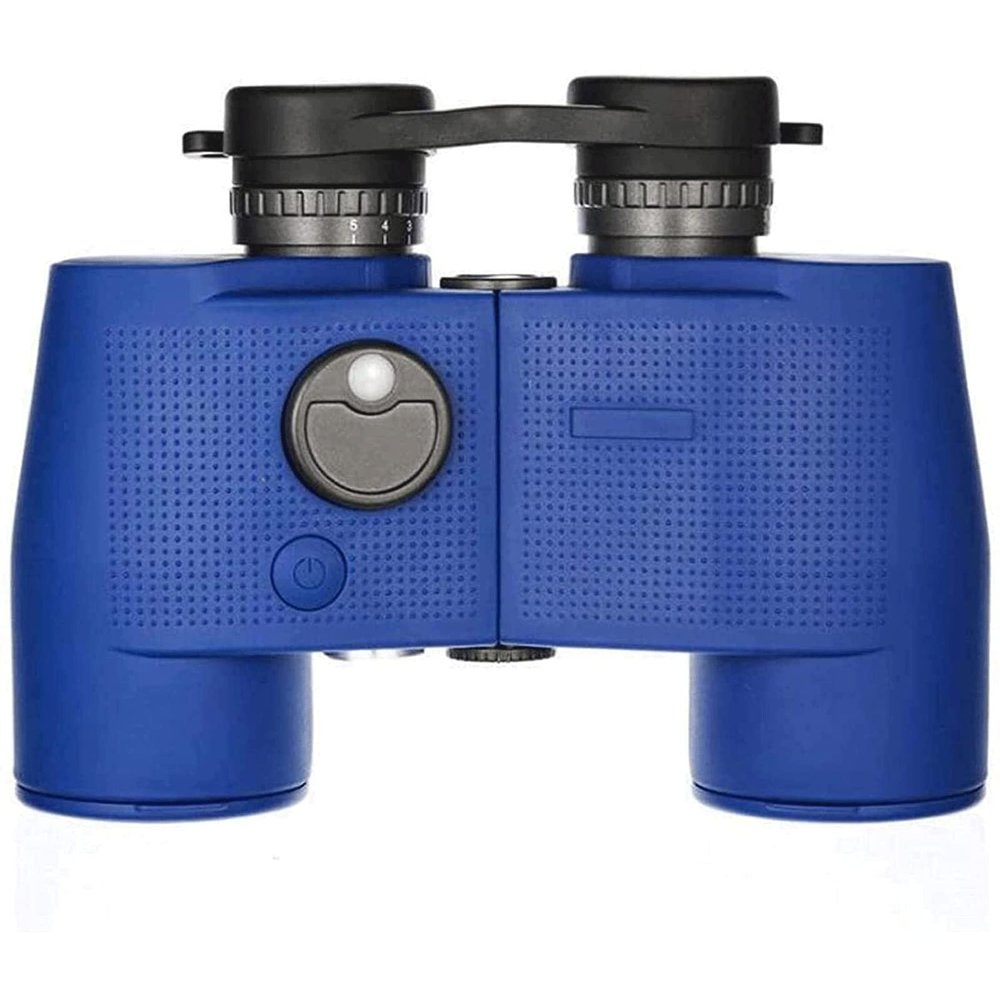 Feilx Binoculars 7X50 Binoculars for Adults, HD All Optical Green Film with Lamp and Compass Waterproof Binoculars for Birdwatching (Color : B)