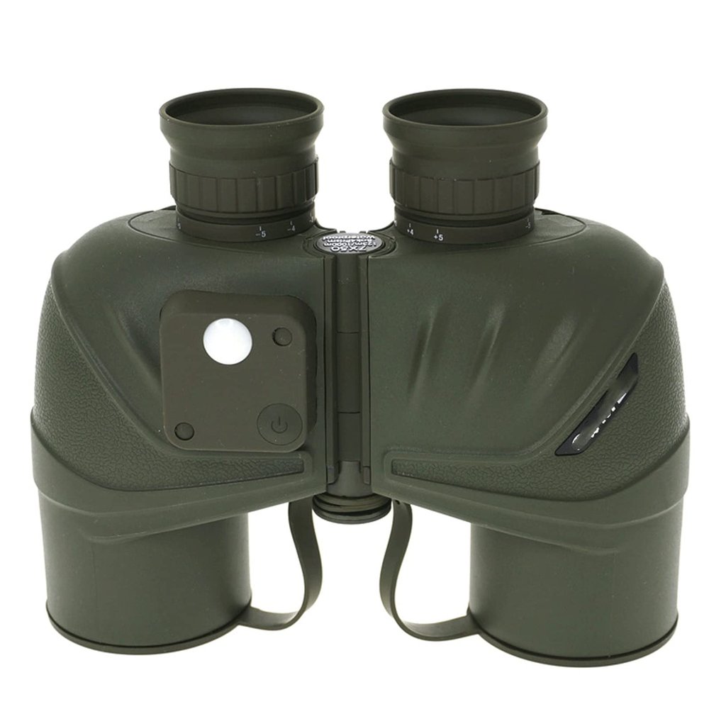 Feilx Binoculars 7x50 High Magnification HD Binoculars Ranging Compass Coordinates for Marine Cruise Hiking Bird Watching Army Green