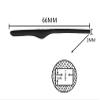 ExactFitt Replacement Temple Ear Socks for Oakley OX3122 OX3125 OX5089 OX5148 Glass Frames (Red - 1 Pair) view 2