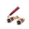 Feilx Binoculars 3x25 Metal Binoculars with Handle, HD Waterproof for Bird Watching Travel Stargazing Concerts Sports-with Leather Bag (Color : B) view 1