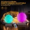 UVEHAS Levitating Moon Lamp, Floating and Spinning 3D Moon Light Magnetic Levitation Lunar Night Lights Unique Holiday Birthday Gifts Room Table Desk Decoration, 16 Colors LED Moon view 2