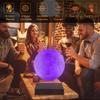 UVEHAS Levitating Moon Lamp, Floating and Spinning 3D Moon Light Magnetic Levitation Lunar Night Lights Unique Holiday Birthday Gifts Room Table Desk Decoration, 16 Colors LED Moon view 3