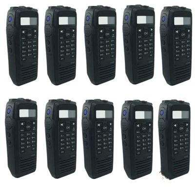 10 Pack XPR6550/XPR6580 Replacement Housing Cover with Speaker Mic - Durable Protective Case Compatible with XiR P8268/P8260, DGP6150, DP3600/DP3601 Radios