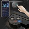 Bluetooth FM Transmitter for Car, Wireless Car Radio Player Car Kit with 2 USB Ports Charging Supports TF Card Remote Control Hands Free Calling view 2