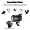 Andoer LM100W Portable LED Photography Fill Light 100W Studio Video Light 5500K Dimmable Bowens Mount Continuous Light with Remote Control for Product Wedding Photography Live Streaming view 2