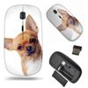 2.4G Slim Wireless Mouse with Nano Receiver , Portable Mobile Optical Mice for Notebook, PC, Laptop, Computer, MacBook - Cute Chihuahua Puppy Dog view 1
