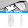2.4G Slim Wireless Mouse with Nano Receiver , Portable Mobile Optical Mice for Notebook, PC, Laptop, Computer, MacBook - Cute Chihuahua Puppy Dog view 3