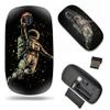 2.4G Slim Wireless Mouse with Nano Receiver , Portable Mobile Optical Mice for Notebook, PC, Laptop, Computer, MacBook - Astronaut Playing Basketball view 1