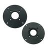MMLFX 2pcsTweeter Speaker Cover Panel 4Inch Decorative Circle Speaker Fixed Plate 104mm Diameter 52mm Hole Indent And Whole Flat 2 Styles (Color : Flat) view 2
