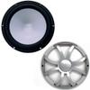 Wet Sounds 10" Marine Subwoofer with Grill, Black, 2-OHM view 1