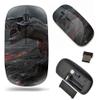 2.4G Slim Wireless Mouse with Nano Receiver , Portable Mobile Optical Mice for Notebook, PC, Laptop, Computer, MacBook - Dinosaur and Volcanic Eruption view 1