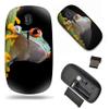 2.4G Slim Wireless Mouse with Nano Receiver , Portable Mobile Optical Mice for Notebook, PC, Laptop, Computer, MacBook - Tree Frog view 1