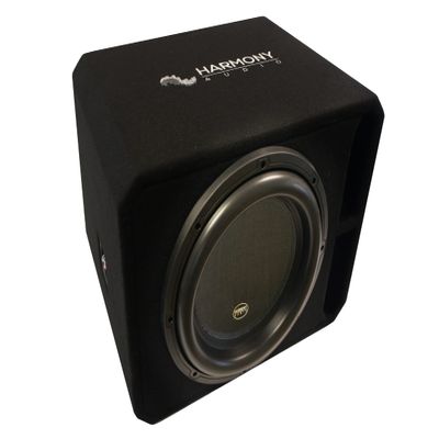 Harmony Audio HA-ML1X15D2 15" Dual 2-OHM Monolith Series Subwoofer 1600W RMS Vented Ported Enclosure Box Subpackage