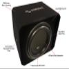 Harmony Audio HA-ML1X15D2 15" Dual 2-OHM Monolith Series Subwoofer 1600W RMS Vented Ported Enclosure Box Subpackage view 2