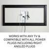 SANUS in-Wall TV Power and Cable Management Kit White view 3