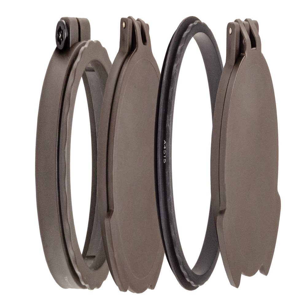 Tenebraex Ocular & Objective Flip Up Scope Cover Kit for Vortex Razor HD Gen III 6-36x56 (56KIT-000001)