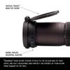 Tenebraex Ocular & Objective Flip Up Scope Cover Kit for Vortex Razor HD Gen III 6-36x56 (56KIT-000001) view 2
