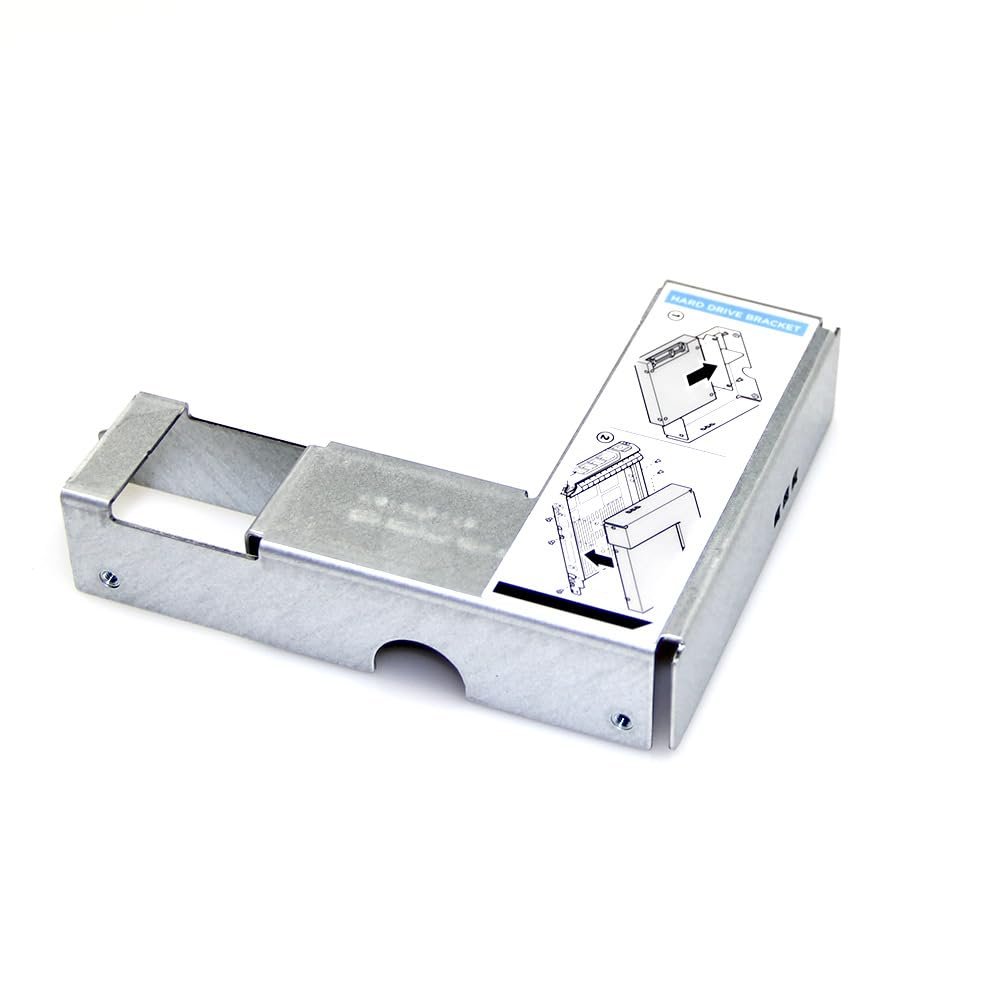 Cuifati Hard Drive Tray 2.5" to 3.5" SATA SSD Hard Drive Adapter HDD Server Tray Compatible with R710 R720 R730 R630 R610 PowerEdge Server, with Screws