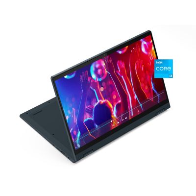2022 LENOVO IdeaPad Flex 5i 14" Touchscreen 2-in-1 Laptop 11th Dual-Core Intel i3-1135G4 4GB DDR4 512GB NVMe SSD UHD Graphics HDMI USB-C Fingerprint WiFi-5 Windows 10 Pro , Blue w/32GB USB Drive