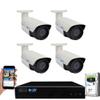 GW Security 8 Channel 4K NVR 8MP AI Human Detection Starlight Color Night Vision Security Camera System with 4 UHD 4K 2160P Microphone PoE Outdoor/Indoor Weatherproof IP Security Bullet Cameras view 1