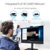 ASUS 24 1080P Video Conferencing Monitor (BE24ECSNK) - Full HD, IPS, Built-in Adjustable 2MP Webcam, AI Noise-canceling Mic, Eye Care, USB-C Docking, RJ45, Height Adjustable, HDMI, Zoom Certified view 2