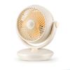 USB Fans Air Circulation Fan, Desktop Desktop Fan, Small Household Fan, Low Noise Moving Head Desk Fan Turbo Convection Fan (Color : Orange, Size : 200 * 200 * 300(mm)) view 1