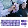2Pack Korean Keyboard Stickers, Korean-English Keyboard Sticker on Purple Background with White Lettering, Korean Keyboard Letters Replacement Stickers for Laptop Desktop Computer Notebook view 3