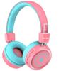 New Bee Kids Headphones Wired for School with Microphone KH20 HD Stereo Safe Volume Limited 85dB/94dB Foldable Lightweight for Girl/Mac/Android/Kindle/Tablet/Pad (Pink) view 1