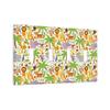 Jungle Animals Tiger Koala Giraffe Cute Light Switch Cover 4-Gang,Decorative Triple Toggle Wall Plate Switch Wallplate Cover Faceplate For Kids Teens Boys Girls Room Decor,4.50" X 7.95"Inch view 2