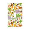 Jungle Animals Tiger Koala Giraffe Cute Light Switch Cover 1-Gang,Decorative Single Toggle Wall Plate Switch Wallplate Cover Faceplate For Kids Teens Boys Girls Room Decor,4.50" X 2.76"Inch view 1