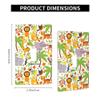 Jungle Animals Tiger Koala Giraffe Cute Light Switch Cover 1-Gang,Decorative Single Toggle Wall Plate Switch Wallplate Cover Faceplate For Kids Teens Boys Girls Room Decor,4.50" X 2.76"Inch view 4