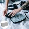 ibasenice Data Cable Storage Bag Travel Cable Organizer Case Wallet Kid Purse Chocolate Coin Purse Portable Charger Bag Data Line Storage Pouch Purses Digital 600d Oxford Cloth Charging Pack view 3