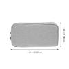 ibasenice Data Cable Storage Bag Travel Cable Organizer Case Wallet Kid Purse Chocolate Coin Purse Portable Charger Bag Data Line Storage Pouch Purses Digital 600d Oxford Cloth Charging Pack view 4