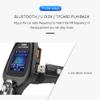 Car Bluetooth Adapter Radio Transmitter, Audio Adapter with 1.44" Color Display Dual Car Charger, Support QC3.0 Charging SD/TF Card AUX Input view 4