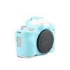 Camera Soft Silicone Case Bag Shockproof Blue Armor Skin Body Cover Protector for Canon EOS M50 Mark II Camera, Blue, camera case view 1
