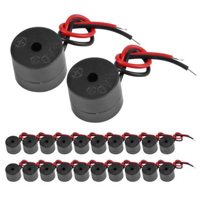 Dairzitv DC 12V Wired Connector Active Electronic Buzzer 85dB 20 PCS