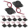 Dairzitv Active Piezo Electric Buzzer Alarm DC 3-24V Electronic Buzzer Alarm Sounder Continuous Beep 10 Pcs view 1