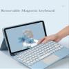 YEEHi Touch Keyboard Case for iPad mini 5th Generation Mini 4, Touchpad Detachable Keyboard with Mouse Retro Round Key Cute Color Keyboard Cover for iPad mini 5th Gen, Pink view 3