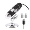 Lab Microscope Slides Adjustable 1600X LED Digital Microscope Camera USB Magnifier Microscope Parts (Color : USB 1600X and 4 pcs) view 1