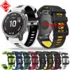 CZKE 26 22MM Watchband Strap For Garmin Fenix 5 5X Plus 3 3 HR Fenix 6X 6 6S S60 MK1 Watch Quick Release Silicone Easyfit Wrist Band (Color : B, Size : 26mm Fenix 3 3HR) view 2
