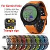 CZKE 26mm 22mm Quick Fit Watchband For Garmin Fenix 6 6X Pro 5X 5 Plus 3HR S60 945 Enduro Silicone Bracelet Quick Release Wrist Strap (Color : B, Size : Black Black Clasp) view 2