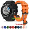 CZKE New Smart Silicone Replacement Straps for Garmin Fenix 6 6S 6X Pro 5 5X Plus 3 3 HR 935 945 Quick Release Wristband Band 22 26mm (Color : Dark blue, Size : 26mm Fenix 5X 5XPlus) view 2