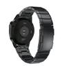 CZKE Smart Watch Band Straps For Garmin Fenix 6 6S 6X Pro 5X 5 5S Plus 3 HR 935 945 Mk1 D2 S60 Quick Release Strap Steelbelt Bracelet (Color : Preto, Size : 26mm Fenix 6X 6XPro) view 2