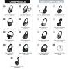 Aurivor Leather Ear-Pads Cushions for Bose QuietComfort QC-35 QC-35-ii QC-25 QC-15 QC-2 Headphones, Lambskin Replacement Ear Covers for Ae2/Ae2i/Ae2W SoundLink SoundTrue Around-Ear Headsets(Silver) view 2